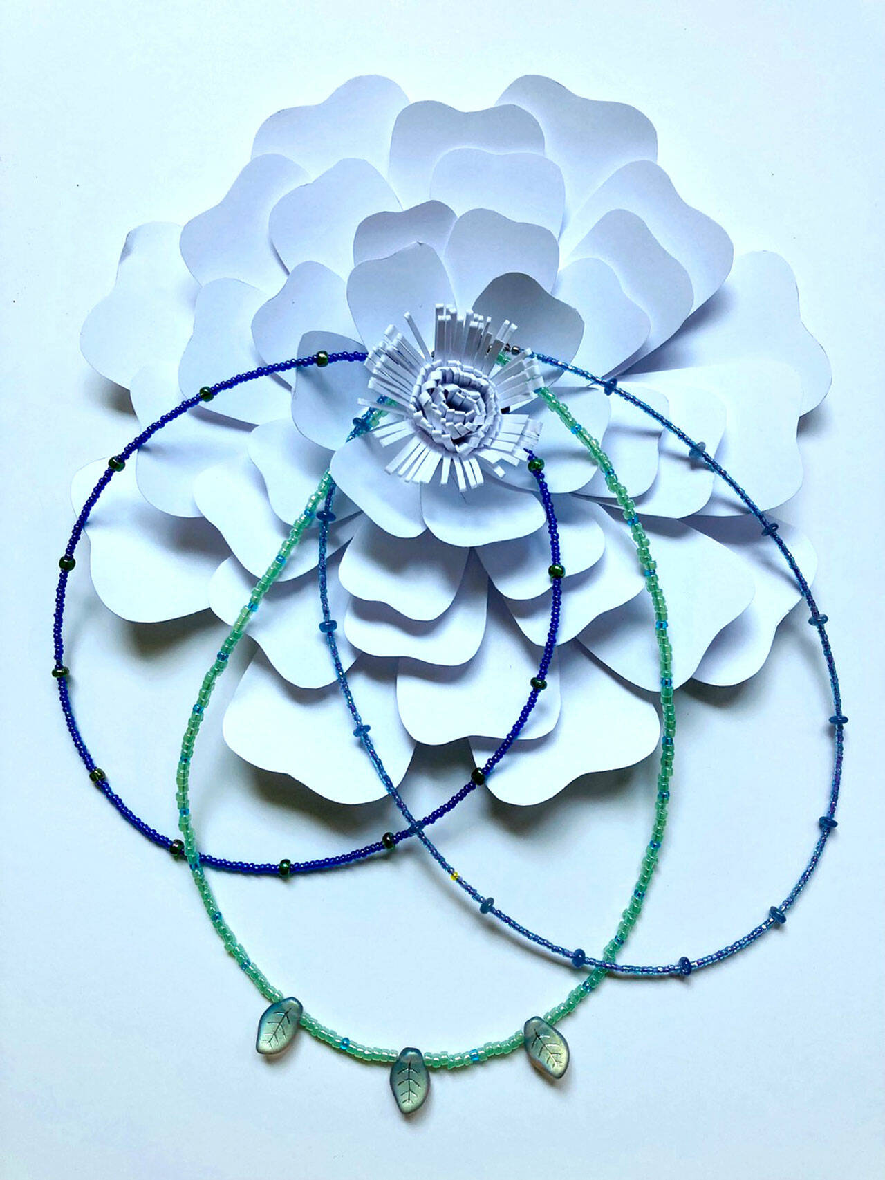 Pamela Raine’s necklace collection will be the featured jewelry at the Port Ludlow Art League during July.