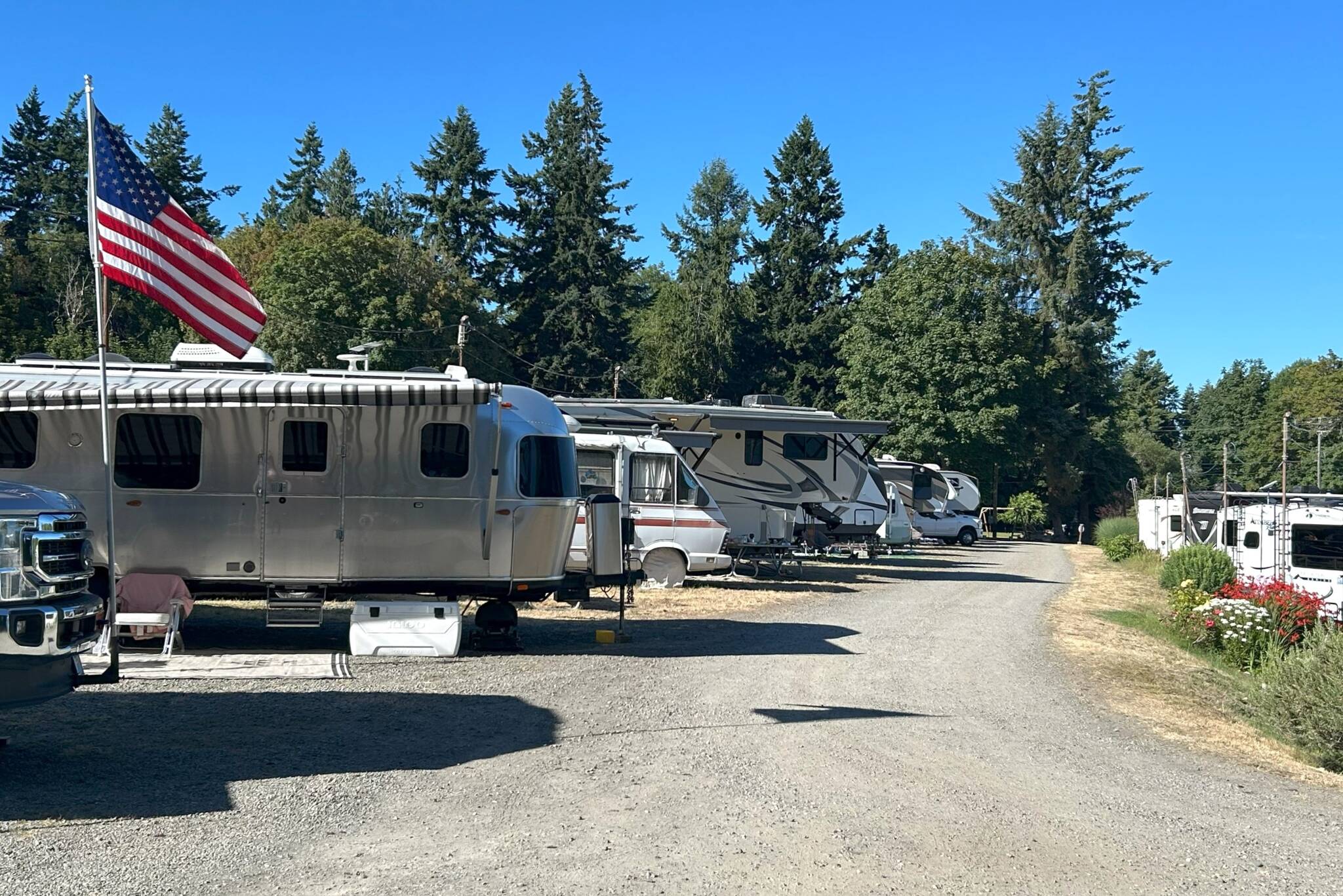 Actor John Wayne’s family sought to build a resort adjacent to the John Wayne Marina for several decades, but now a plan is before Sequim city staff by Seabrook Land Company to develop 600 lots on and around the John Wayne Rustic Waterfront Resort with the Wayne family’s blessing, developers have said. (Matthew Nash/Olympic Peninsula News Group)