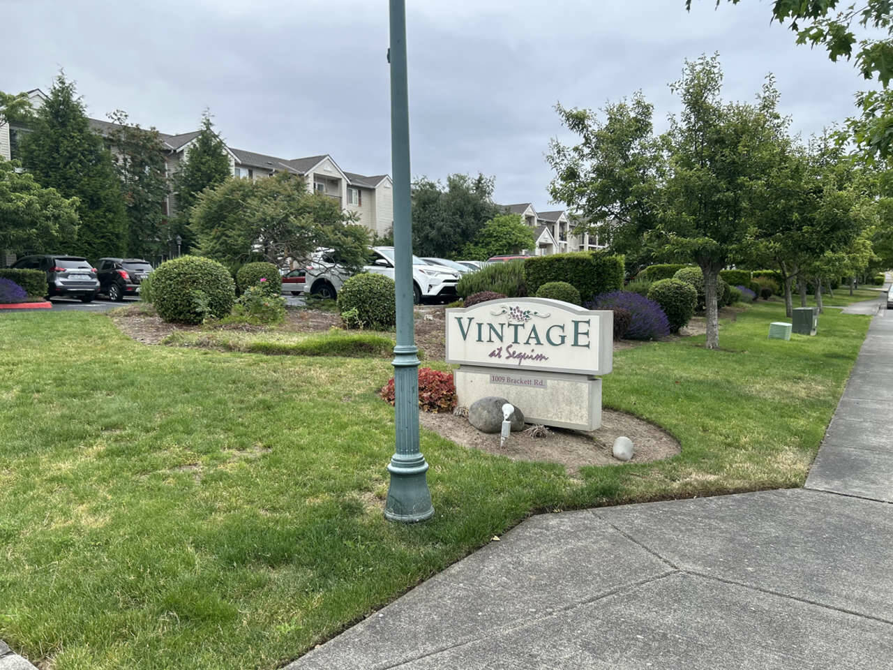 Vintage at Sequim, 1009 W. Brackett Road, is among five apartment complexes in Western Washington that have been sued by the state attorney general, along with their California-based management company, for allegedly engaging in unfair and deceptive practices that have impacted senior tenants. (Kathy Cruz/Olympic Peninsula News Group)