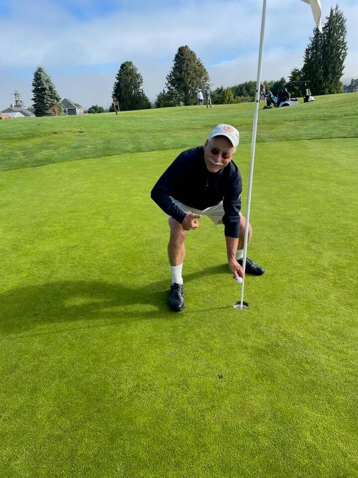Sequim’s Kevin Grau recorded his fourth career hole-in-one at The Cedars at Dungeness on July 12. (The Cedars at Dungeness)