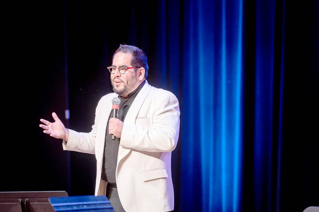 Julio Elizalde, the artistic director for the Olympic Music Festival, will open the festival Saturday with a piano concert and present “The History of Classical Music” on Sunday. (Carlin Ma Photography)