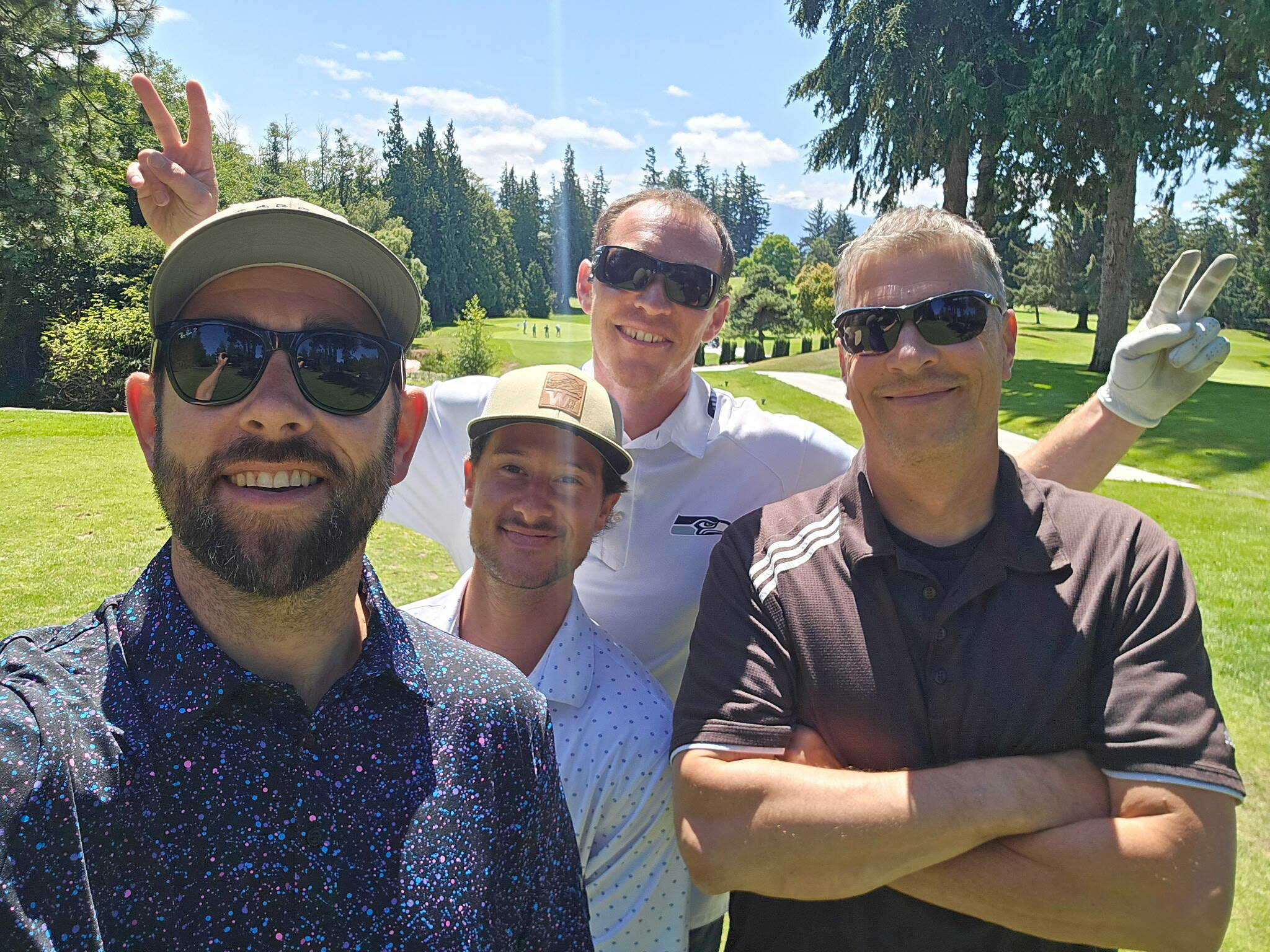 The 10th annual Bob Cup Golf Tournament that honors the memory of life-long Sequim resident Bob Duncan and raises funds for the local Special Olympics program, the Clallam County Orcas, was won by the team of Jake Tjernell, Lance Scott, Jeff Sparks and Jesse Francis.