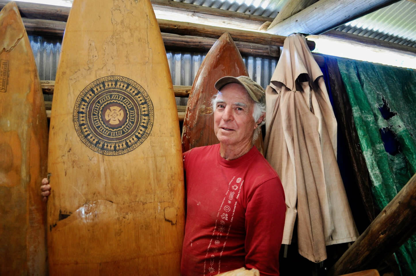 Jacques Star/Olympic Peninsula News Group
Gary Young’s innovative approach to surfboard building led him to use the same concept for constructing a tiny home that he intends to ship to Hawaii, allowing him to split his time between there and Sequim. He relocated to the Pacific Northwest in 2018 after he lost his home and workshop in the Kilauea lava flow.