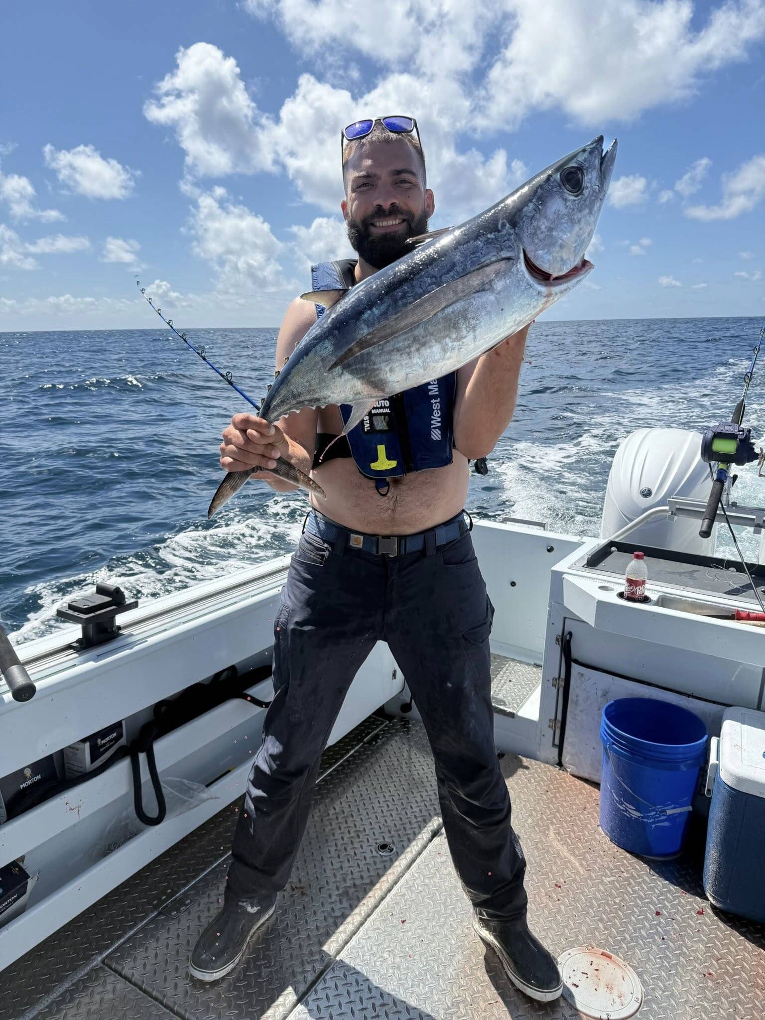 Tacoma angler Lorin Bell found bluefin tuna success on a Pacific Ocean trip earlier this month.