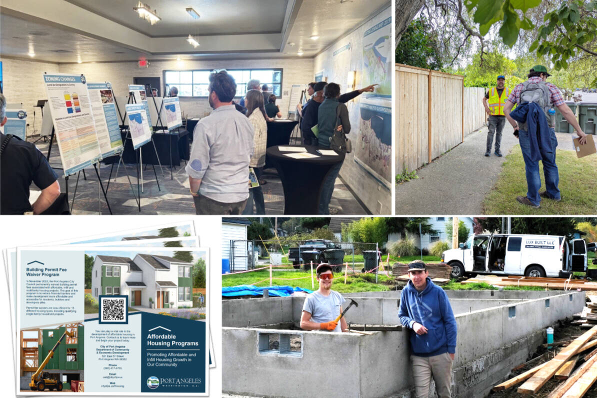 The City of Port Angeles’ 2025 draft Housing Action Plan presents a number of specific actions to tackle housing needs and challenges. Residents are encouraged to review the draft online, then provide feedback by Oct. 22. Courtesy City of Port Angeles