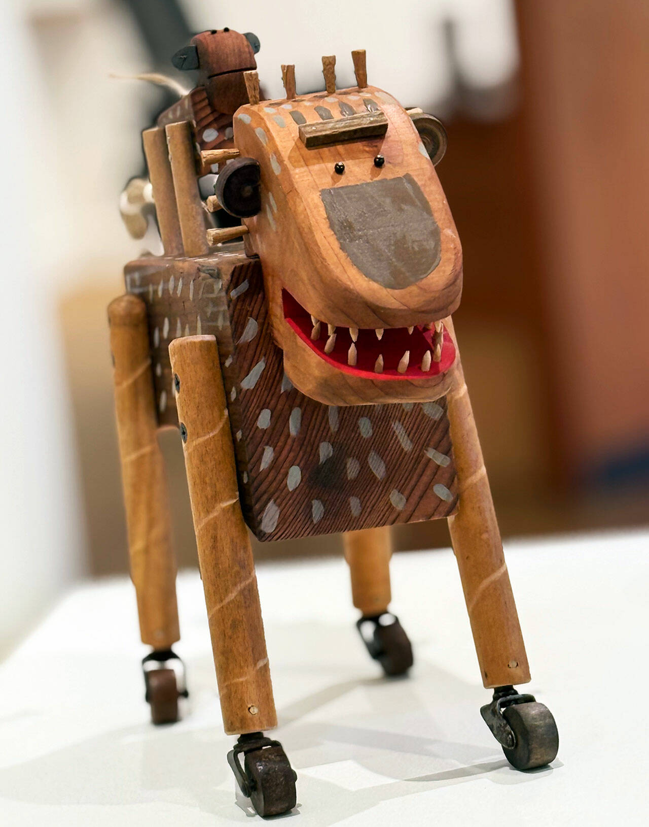 “Olive Baboon & Baby” by Peter Koronakos was among the stars of last year’s “Small Expressions” show at the Northwind Art gallery in Port Townsend. The 2025 exhibition is open for entries.