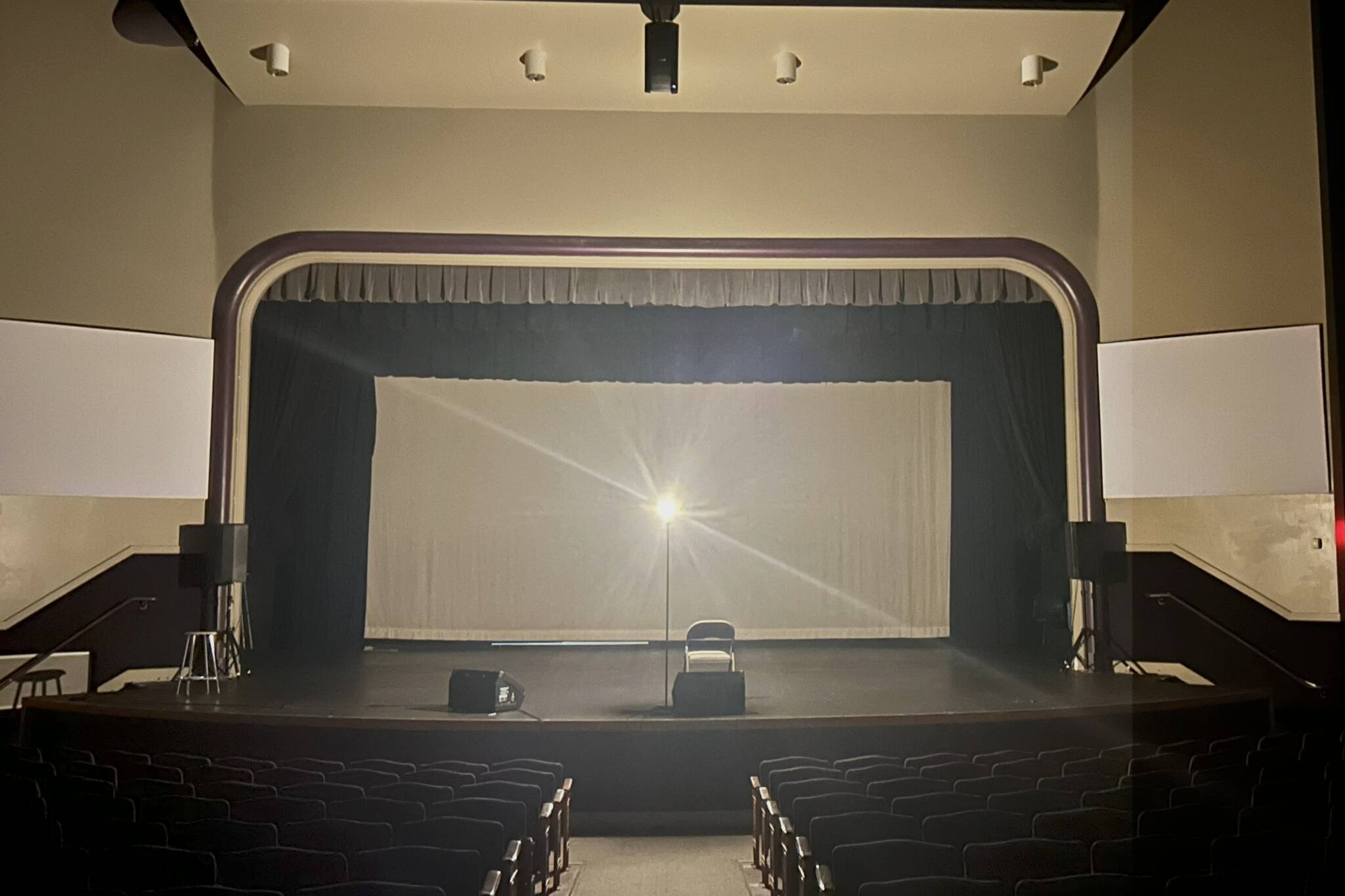 The Sequim school board will tentatively hear a proposal in December for a repair plan for the lights, curtains and sound inside the Sequim High School auditorium. (Matthew Nash/Olympic Peninsula News Group)