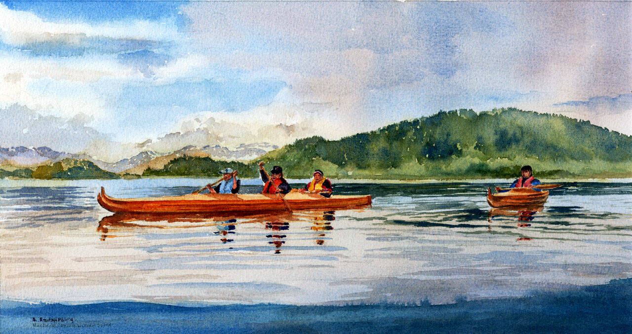 Sandra Smith-Poling’s paintings will be on display during the First Saturday Art Walk at Gallery-9 in Port Townsend.