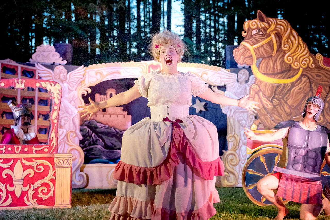 String and Shadow Puppet Theater will stage its original spectacle performance, “A Night at the Grand Opera,” at the Quilcene Lantern Friday through Sunday. (Jo Arlow)