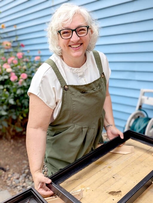 Fiber artist Kim Tepe will give a free talk at 3 p.m. Saturday at Northwind Art’s Jeanette Best Gallery in Port Townsend. (Kim Tepe)