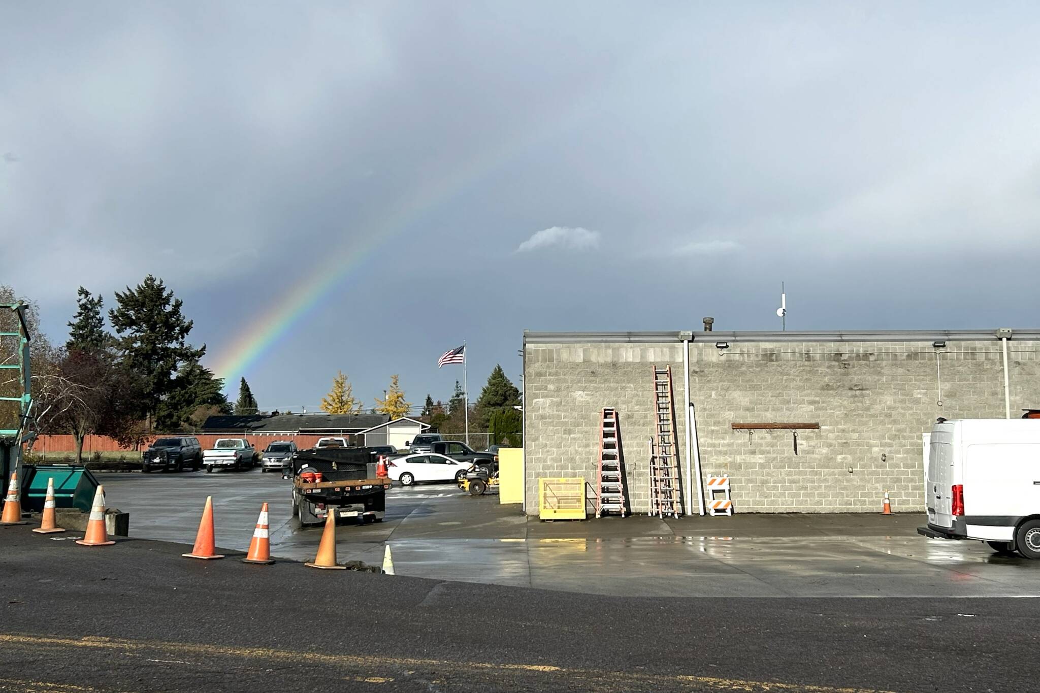 Sequim administrative staff members said they look to bringing city shop staff, including water, streets and stormwater, back under one roof with site improvements. In an effort to find the funds to do so, they’ve paused $350,000 in funding originally set for a second-floor remodel of the Sequim Civic Center and designated it for the shop area. (Matthew Nash/Olympic Peninsula News Group)