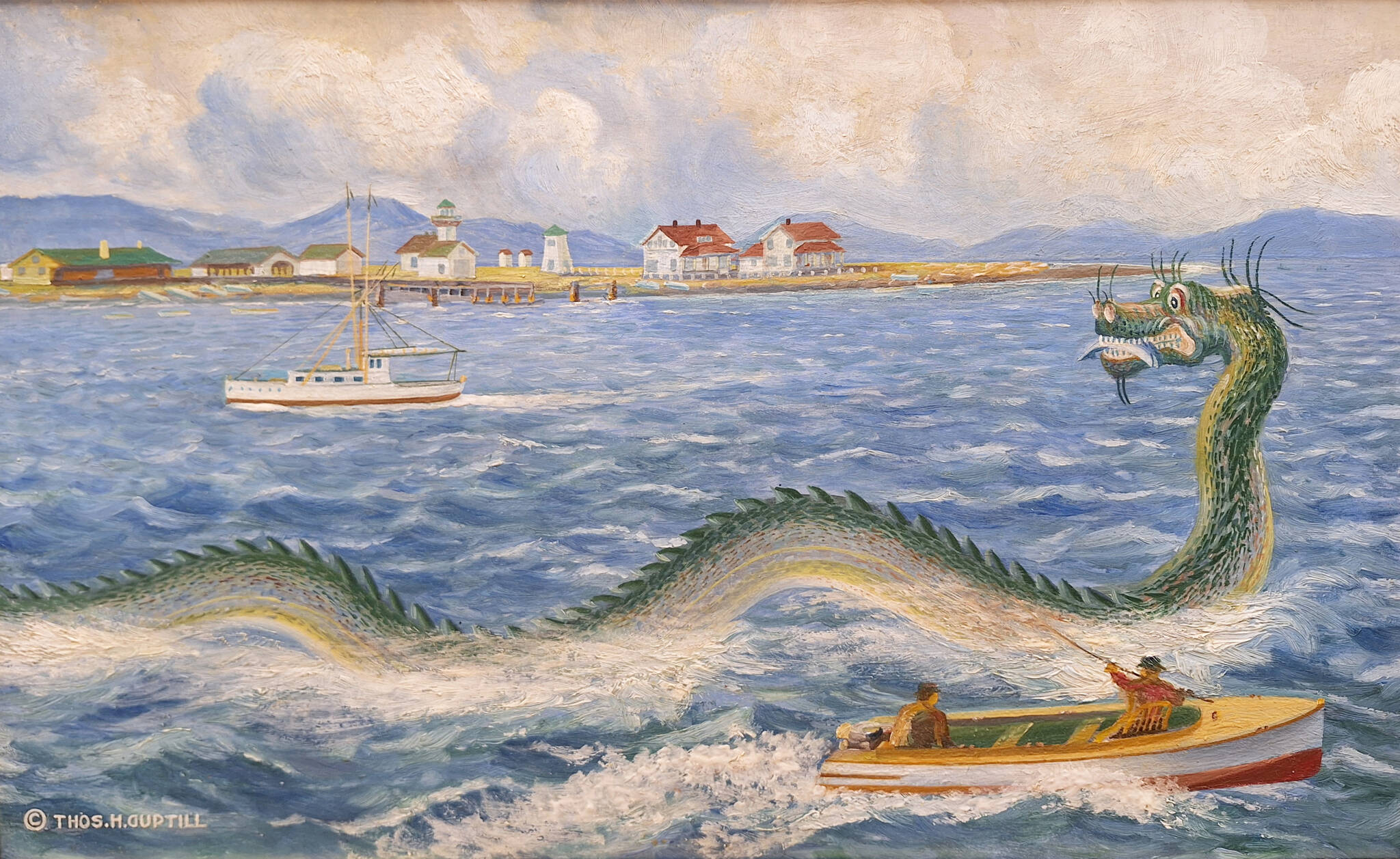 Thomas Guptill’s painting of Ediz Gigantus.