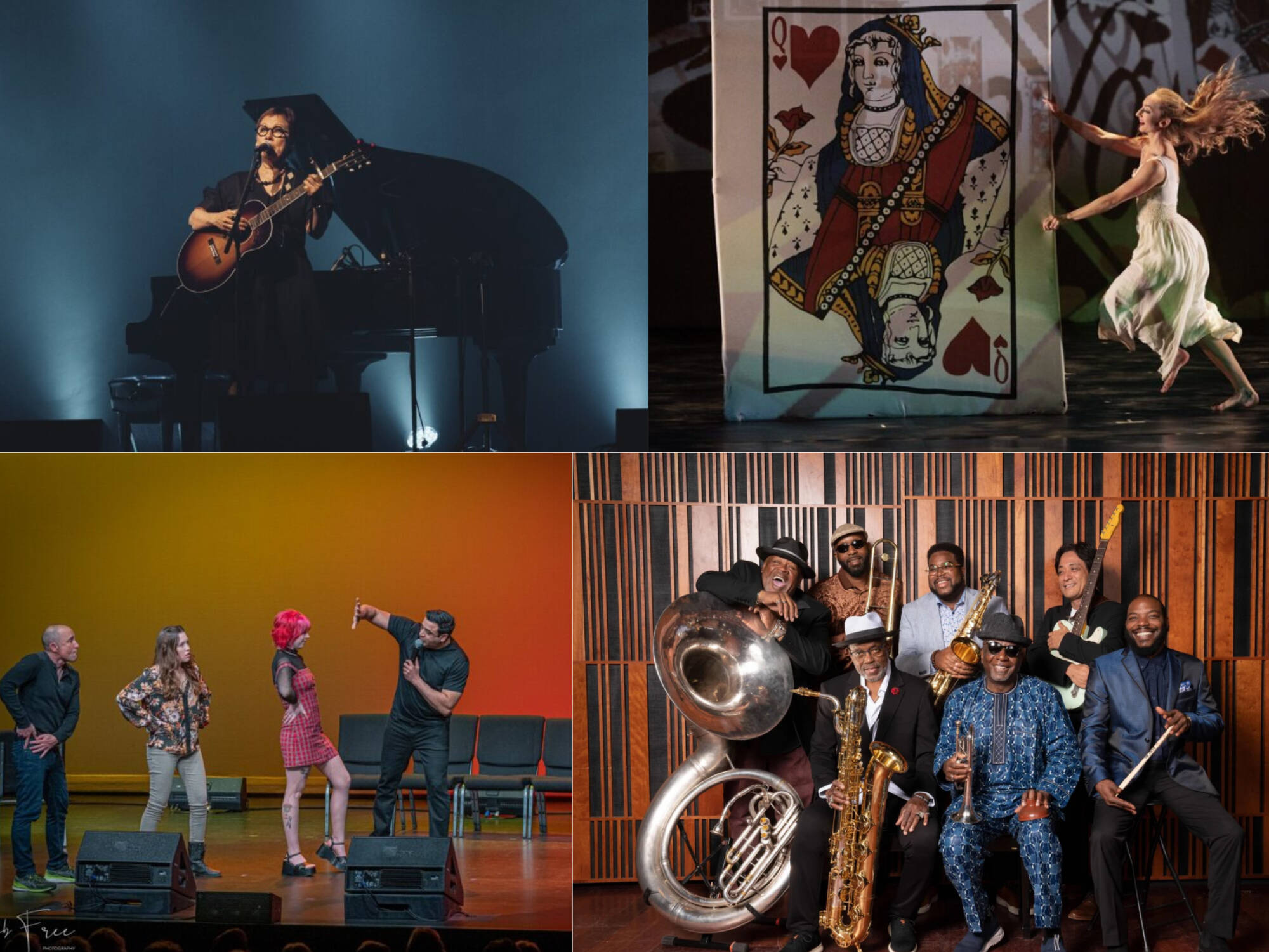 Enjoy a mix of music, comedy, dance and unique entertainment this upcoming new year. Photo courtesy Field Arts & Events Hall