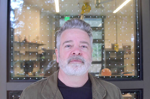 Michael Calvin Mills’ short story collection, “The Caged Man,” was released in December. (Elijah Sussman/Peninsula Daily News)