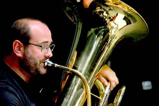 Tuba player Tyler Benedict is the featured soloist in concerts this week in Port Angeles and Sequim. (Diane Urbani de la Paz)