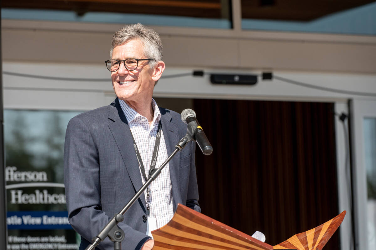 Jefferson Healthcare CEO Mike Glenn salutes 2025’s biggest accomplishments and looks ahead to the year ahead. Sarah Wright Aubin photo