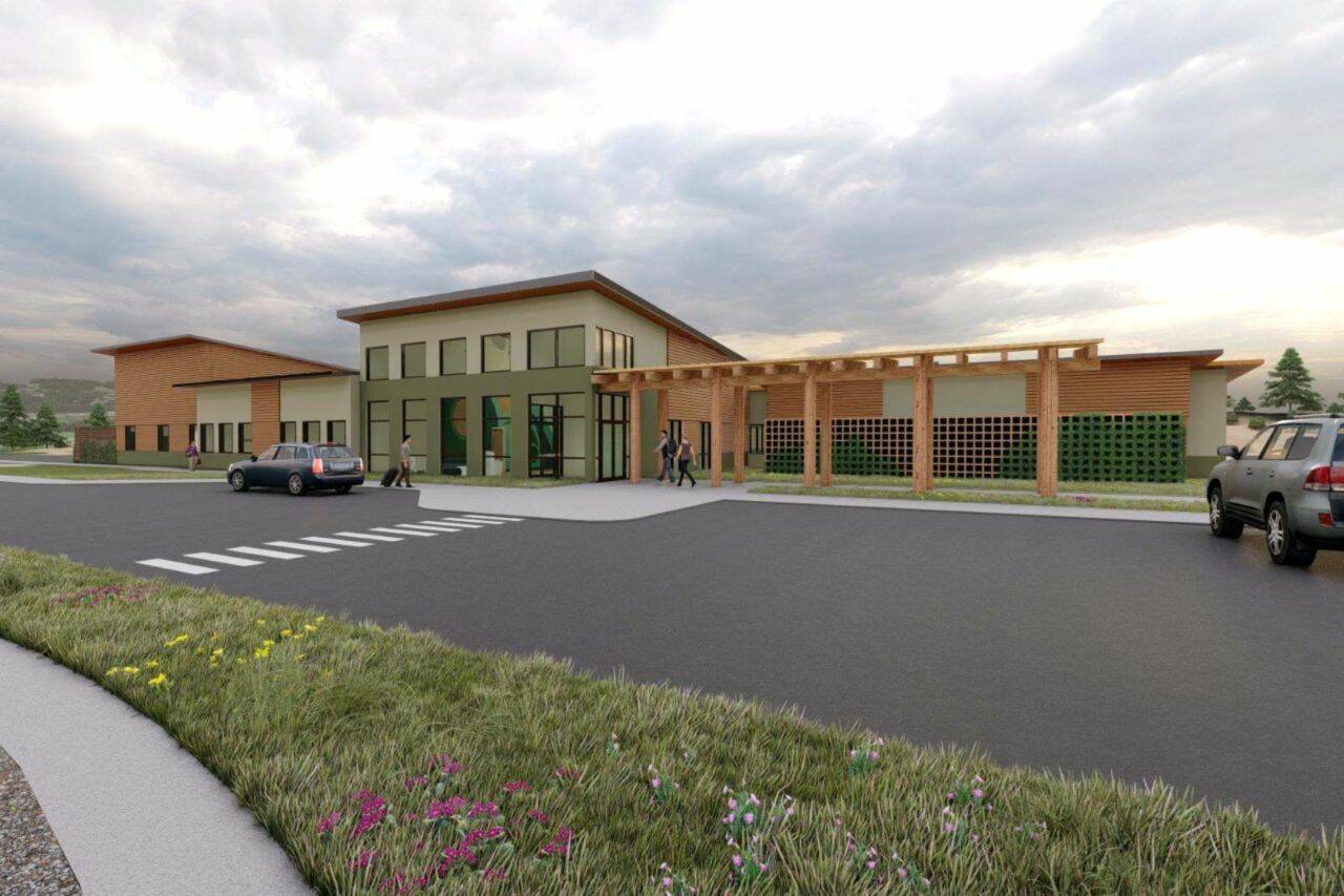 Jamestown Salish Seasons, a psychiatric evaluation and treatment clinic owned and operated by the Jamestown S’Klallam Tribe, tentatively will open this summer and offer 16 beds for voluntary patients with acute psychiatric symptoms. (Jamestown S’Klallam Tribe)